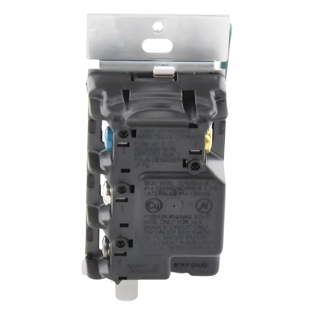 Interruptor táctil on/off Sunnata con cable neutro, 8 A iluminación y 5.8 A motor, línea RadioRA 3 – vista 4