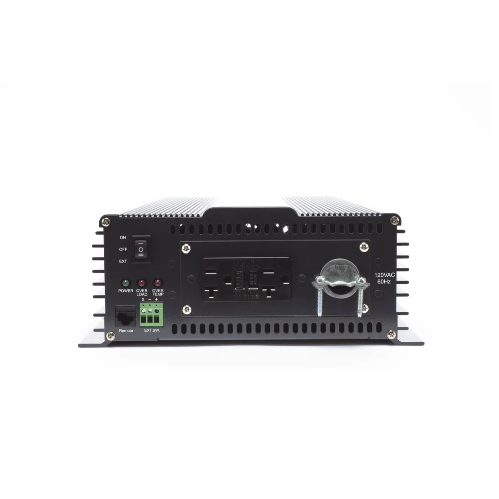 Inversor de corriente Onda Pura 2000W, Ent:24 Vcc, Sal:120Vca, 60Hz – vista 6