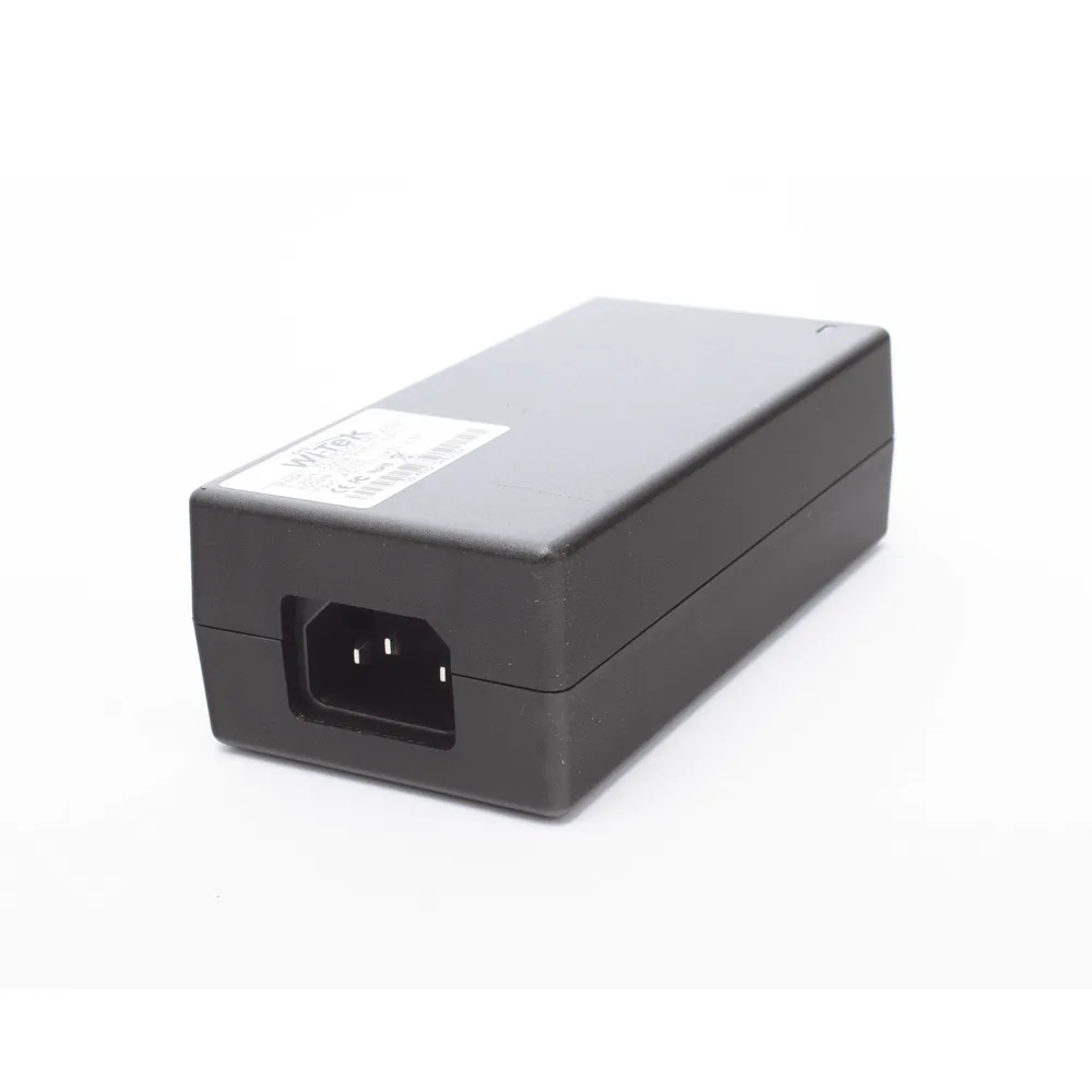 Inyector Hi-PoE 60 W Gigabit / Alimenta Equipos PoE 802.3 af Hasta 15W - PoE at Hasta 30W - PoE bt Hasta 60W / Instalación Para Interior / Alcance de Hasta 100 metros / Plug and Play / No se Necesita Configurar – vista 3