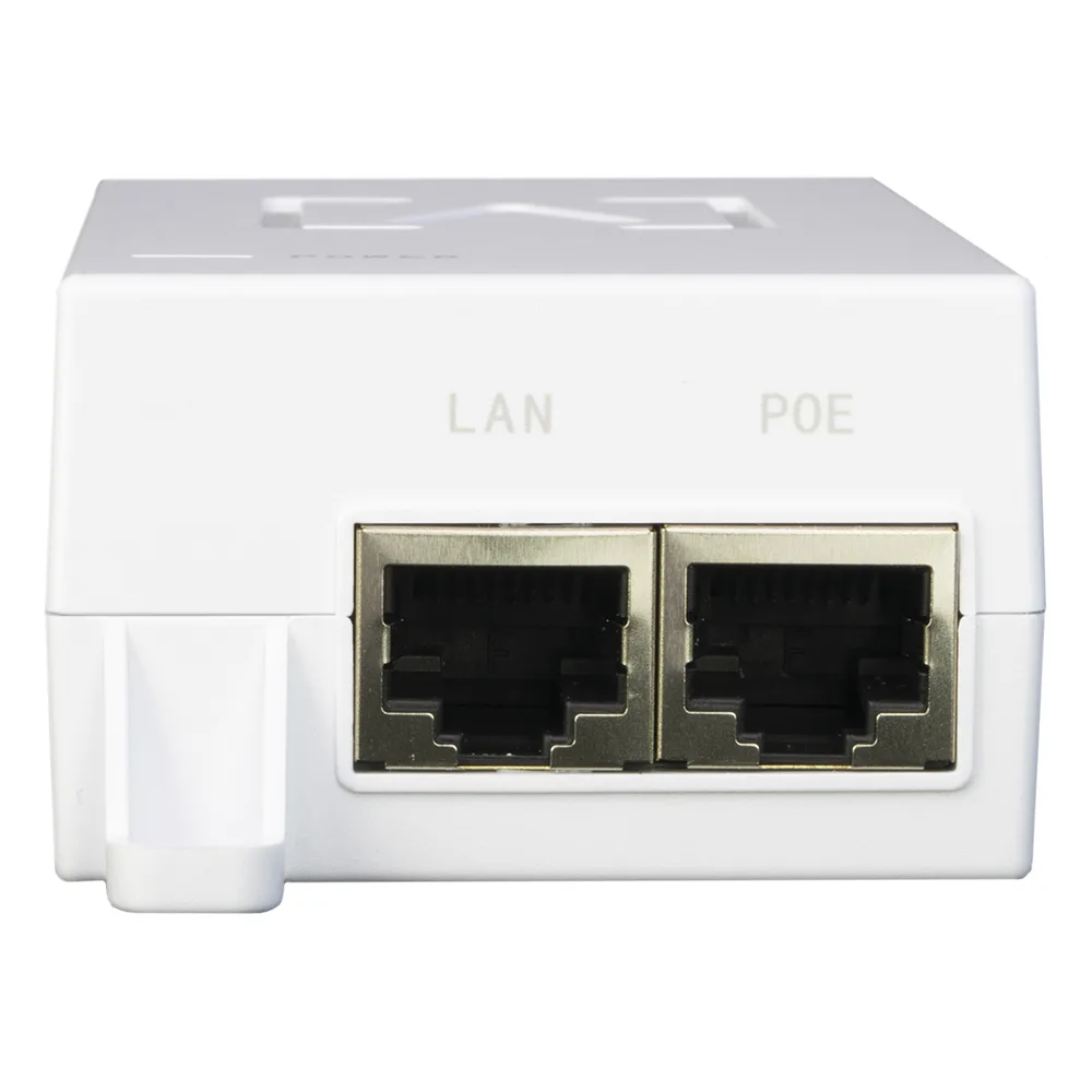 Inyector POE 802.3 af/at (48V 0.6A) /  Para Puntos de Acceso Alta Labs ( O Cualquier Equipo con PoE+) / 2 Puertos 10/100/1000 Mbps / Incluye cable AC – vista 3