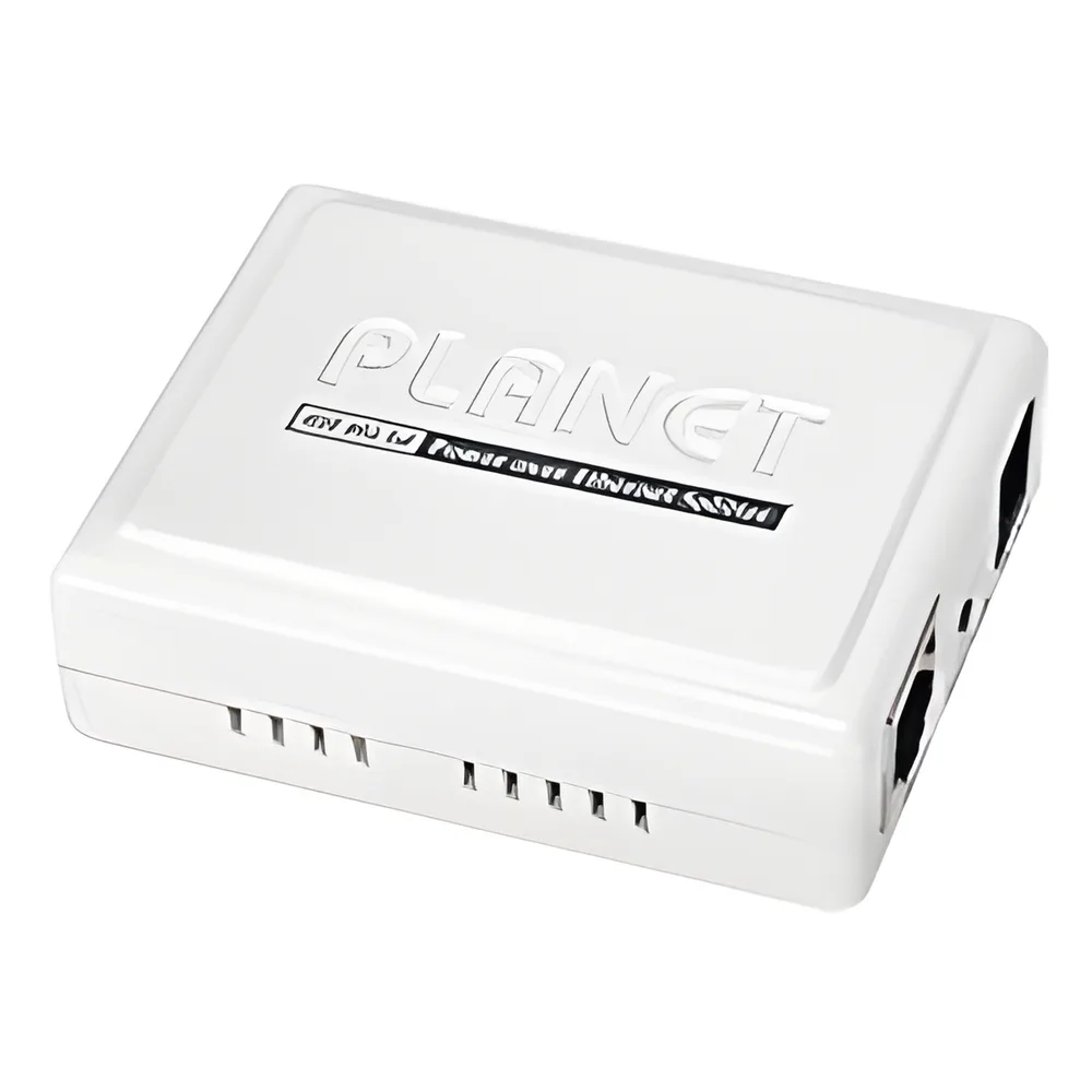 Inyector PoE 802.3af de 1 Puerto 10/100 Mbps (Mid-Span), Hasta 15.4 W