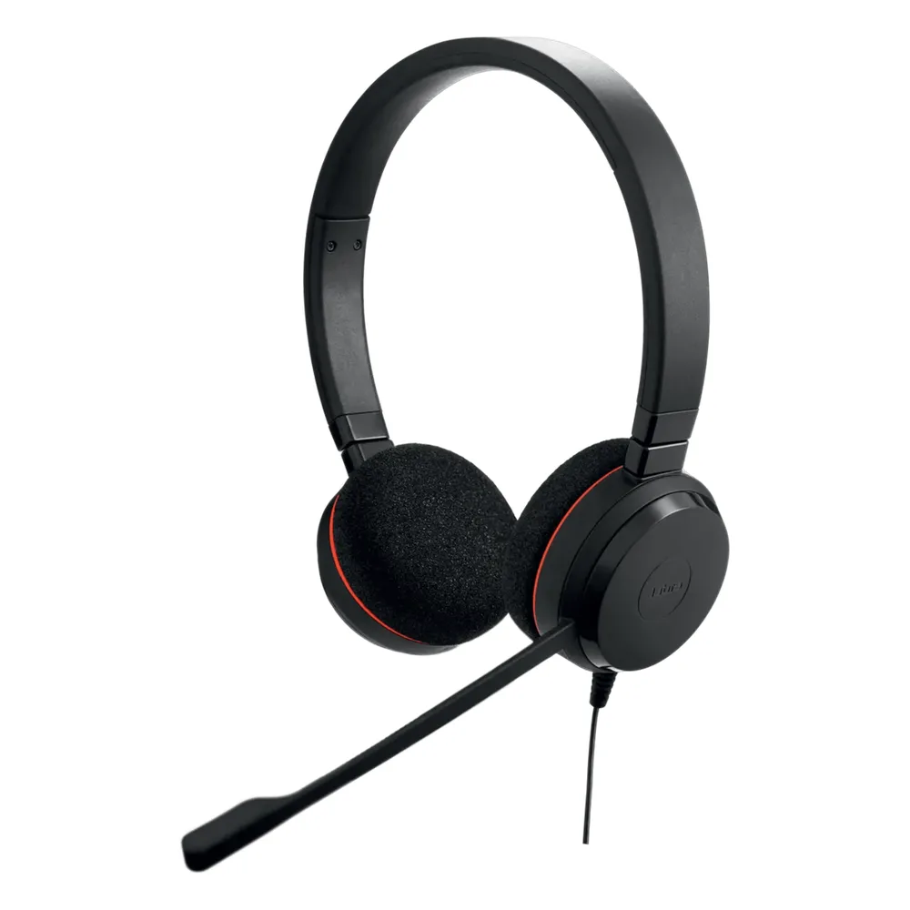 Jabra Evolve 20 DUO con conexión USB C/A, Micrófono con Cancelación de Ruido de Ultima Generación, Configuración Plug and Play (4999-829-269) – vista 2