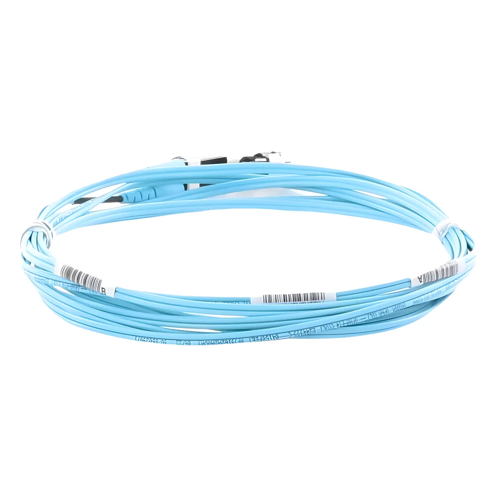 Jumper de Fibra Optica Multimodo 50/125 OM3, LC-LC Duplex, OFNR (Riser), Color Aqua, 3 Metros (9.84 Pies) – vista 5