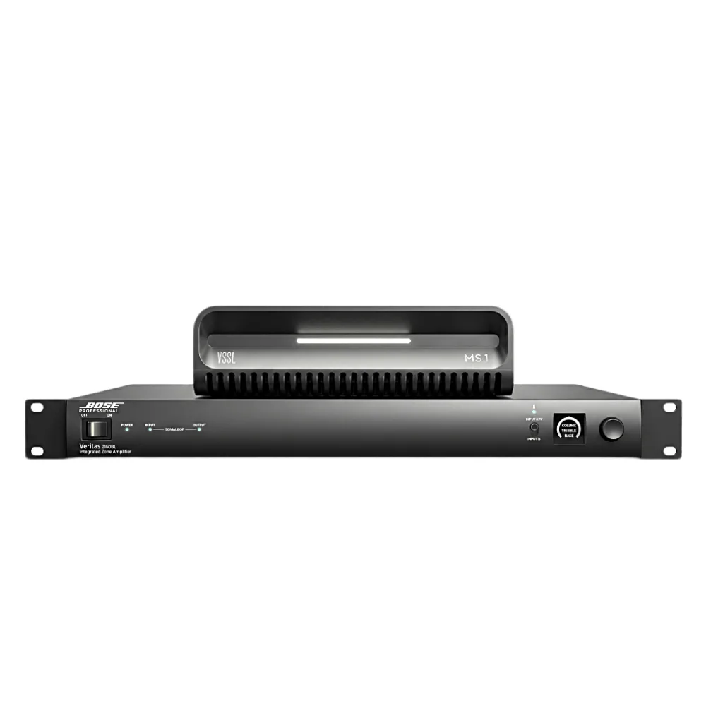 KIT Amplificador Veritas 2160BH y Streamer de Audio Modular MS.1 | PoE + USB-C | HDMI eARC + Óptica + RCA | Bluetooth LE Audio | WiFi | Control4-Crestron-Elan-RTI-URC-Savant-Lutron | AirPlay2-GoogleCast-SpotifyConnect