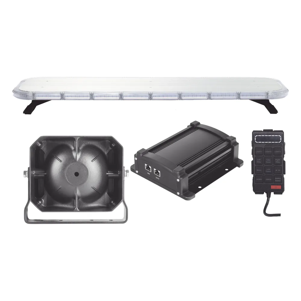 Kit básico para equipamiento de unidades de Seguridad Pública con Sirena Mono-mando