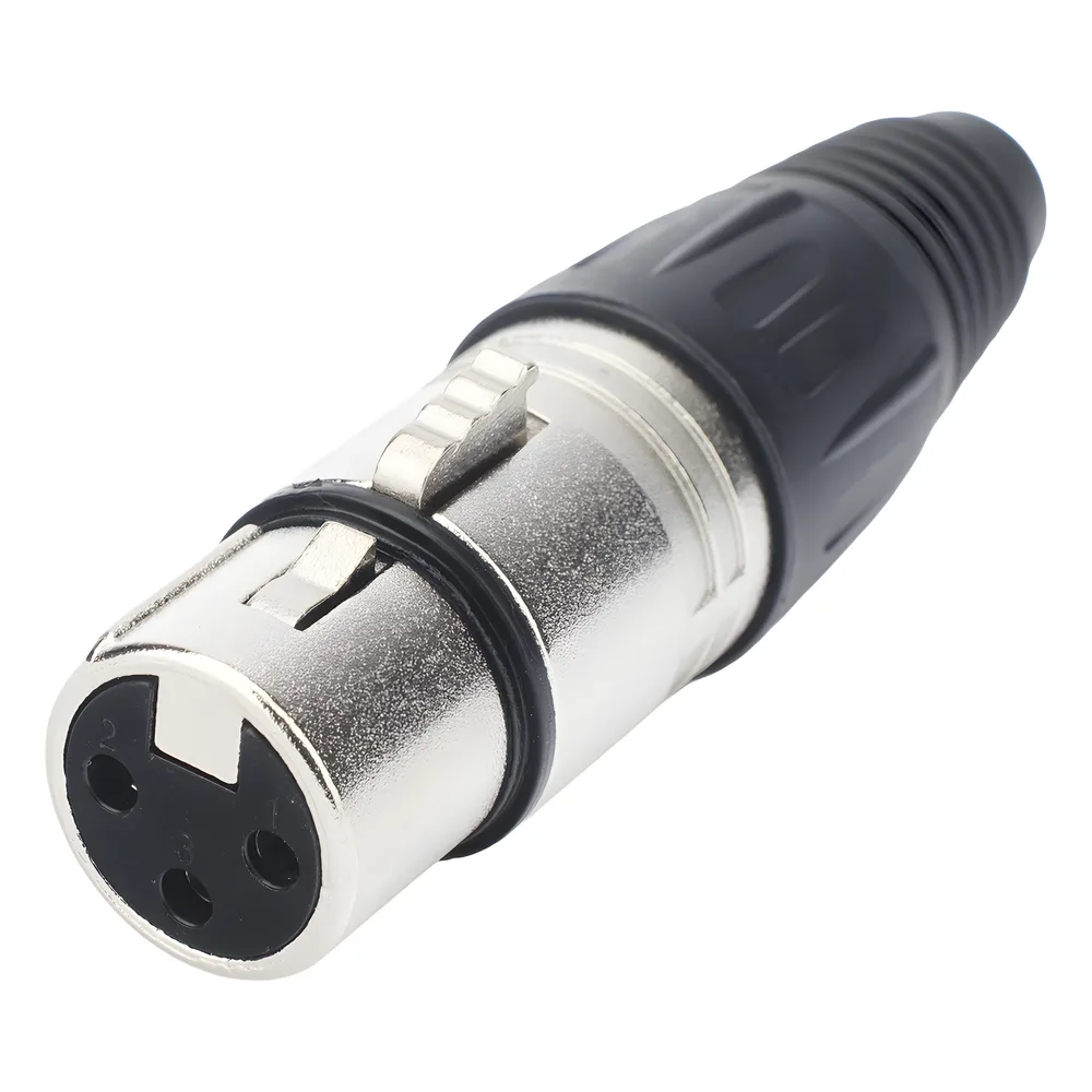 Kit Conector XLR Hembra + XLR Macho | Ideal para Conexiones de Micrófonos, Mezcladoras | Equipo de Audio Profesional – vista 4