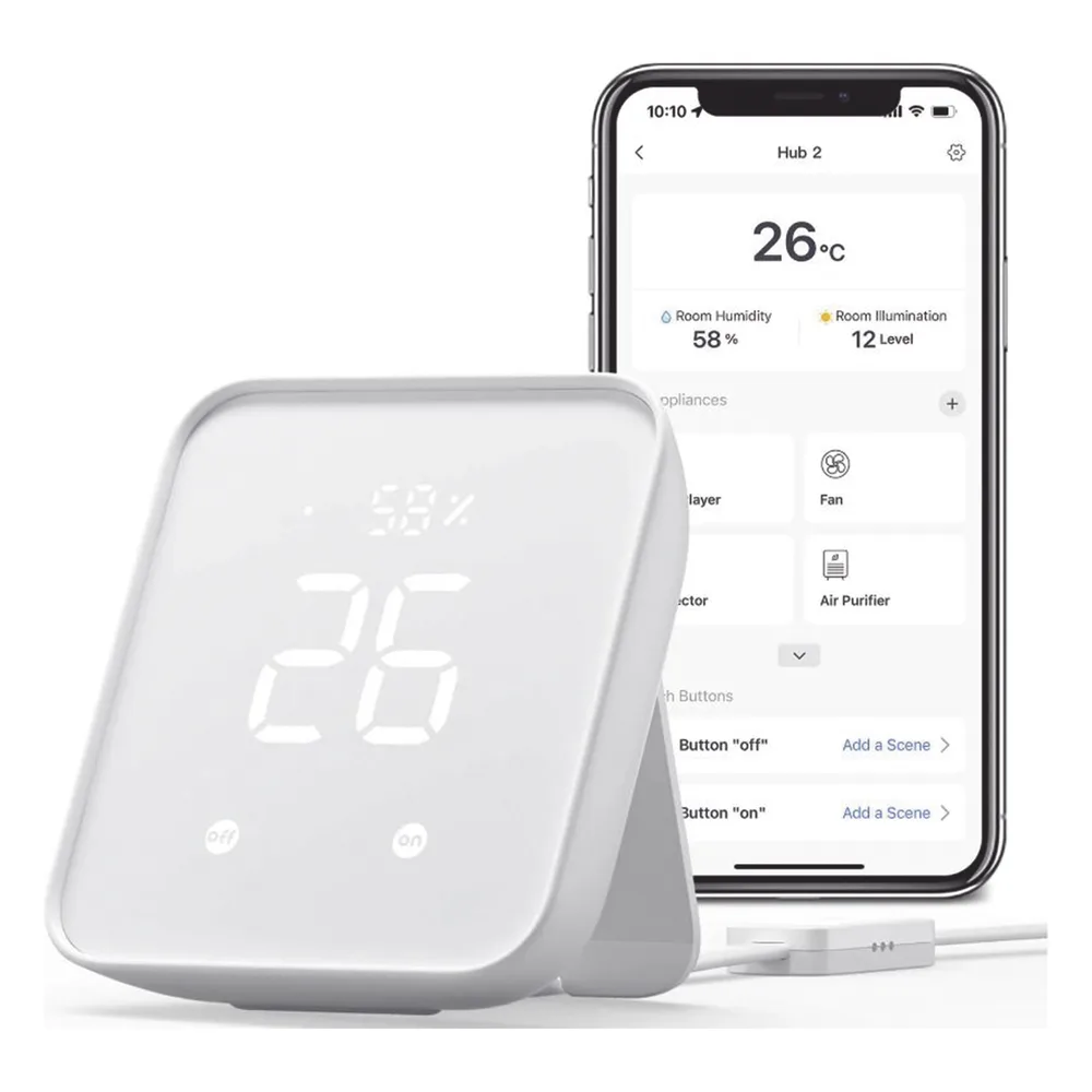 KIT Controlador HUB principal para dispositivos SwitchBot, Señal Wifi y BLUETOOTH, incluye 2 motores cortinas y 1 control remoto – vista 7
