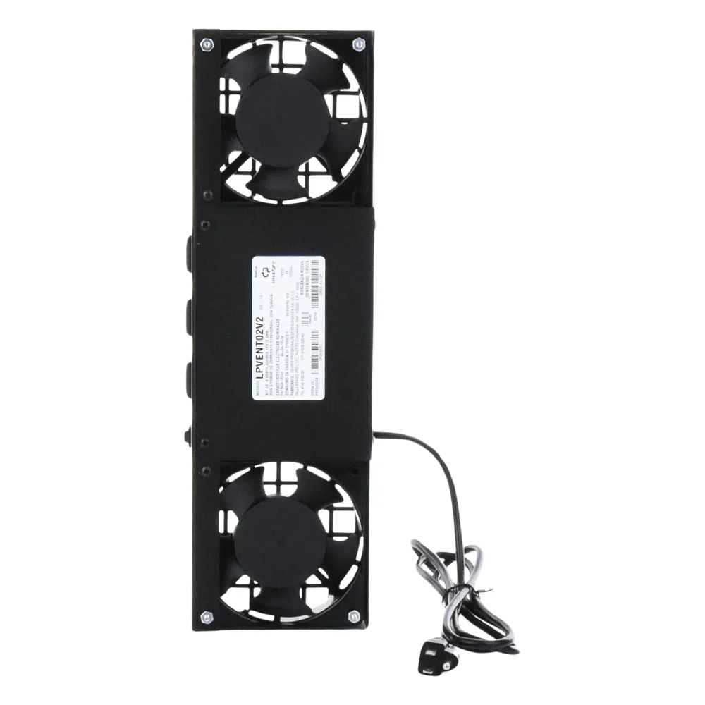 Kit de 2 Ventiladores (12 x 12 cm) con 3 Tomas de Corriente 110 Vca/50 Hz con Clavija – vista 4