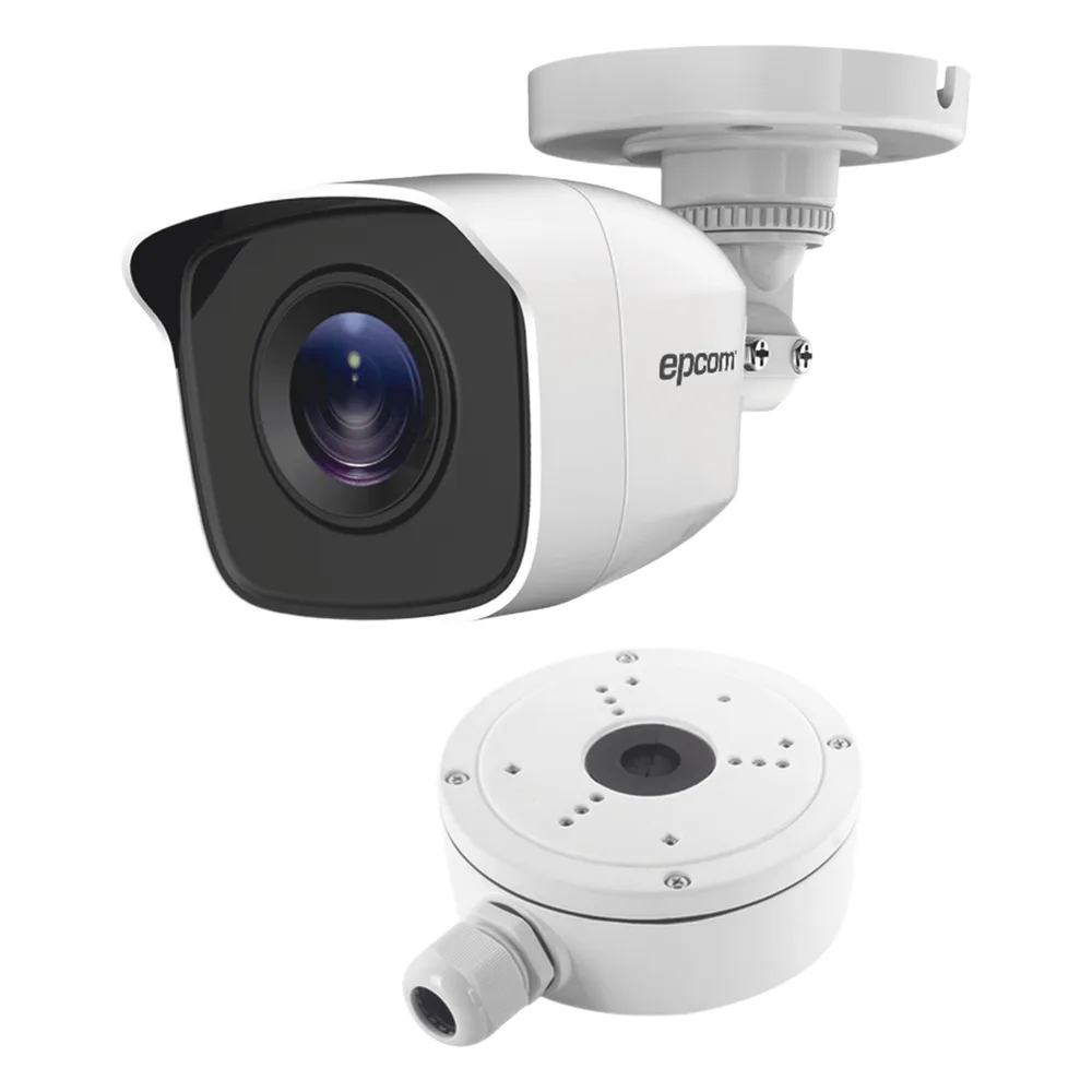 KIT de Bala TURBOHD 2 Megapixel (1080p) + Caja de Conexión / Exterior IP66 / TVI-AHD-CVI-CVBS