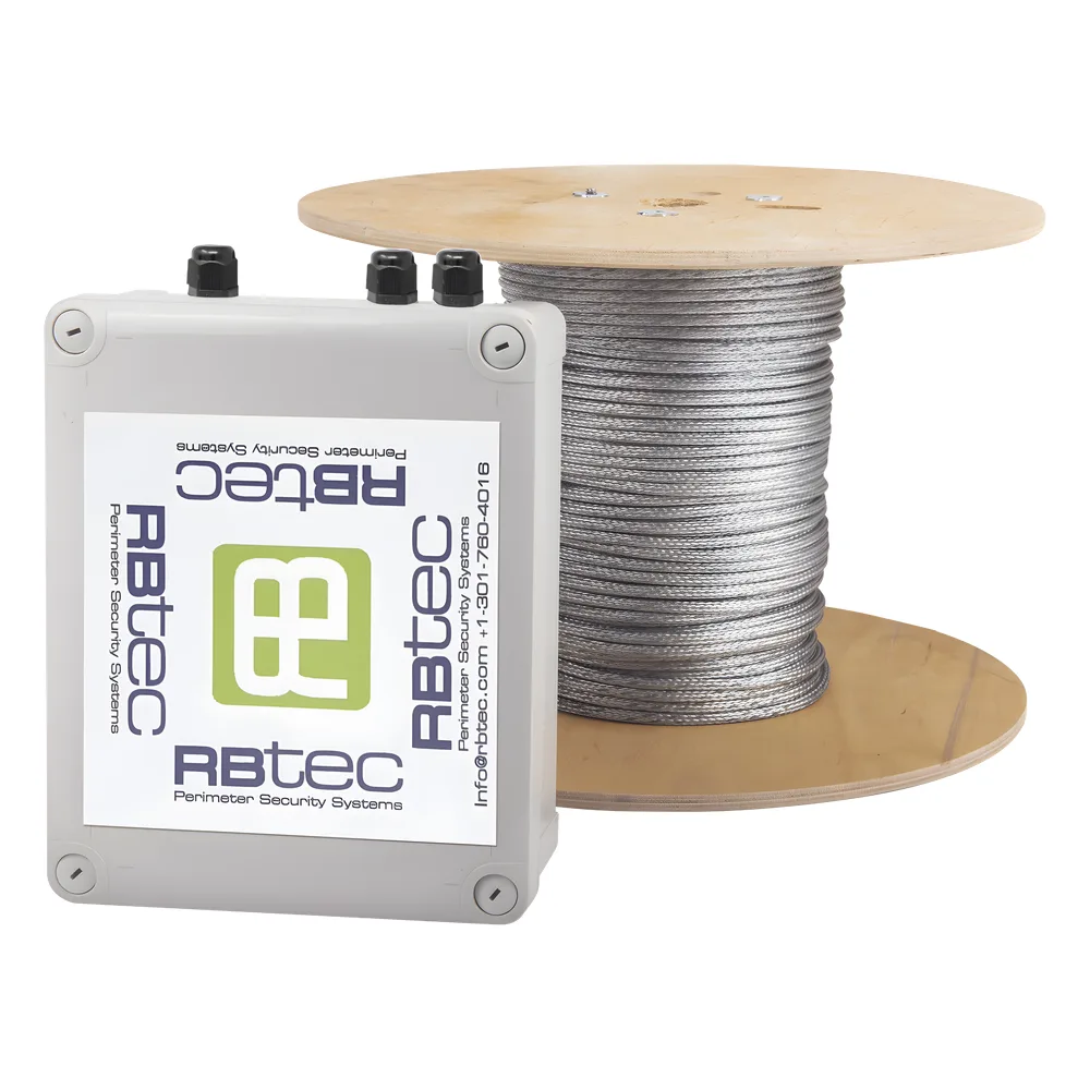 Kit de Cable Sensor Para Cercas Ciclónicas IRONCLAD / 305 METROS / 1 ZONA / Sin Falsas Alarmas por Viento / TODO Incluido/TARJETA LPU400/ Calibración por Software
