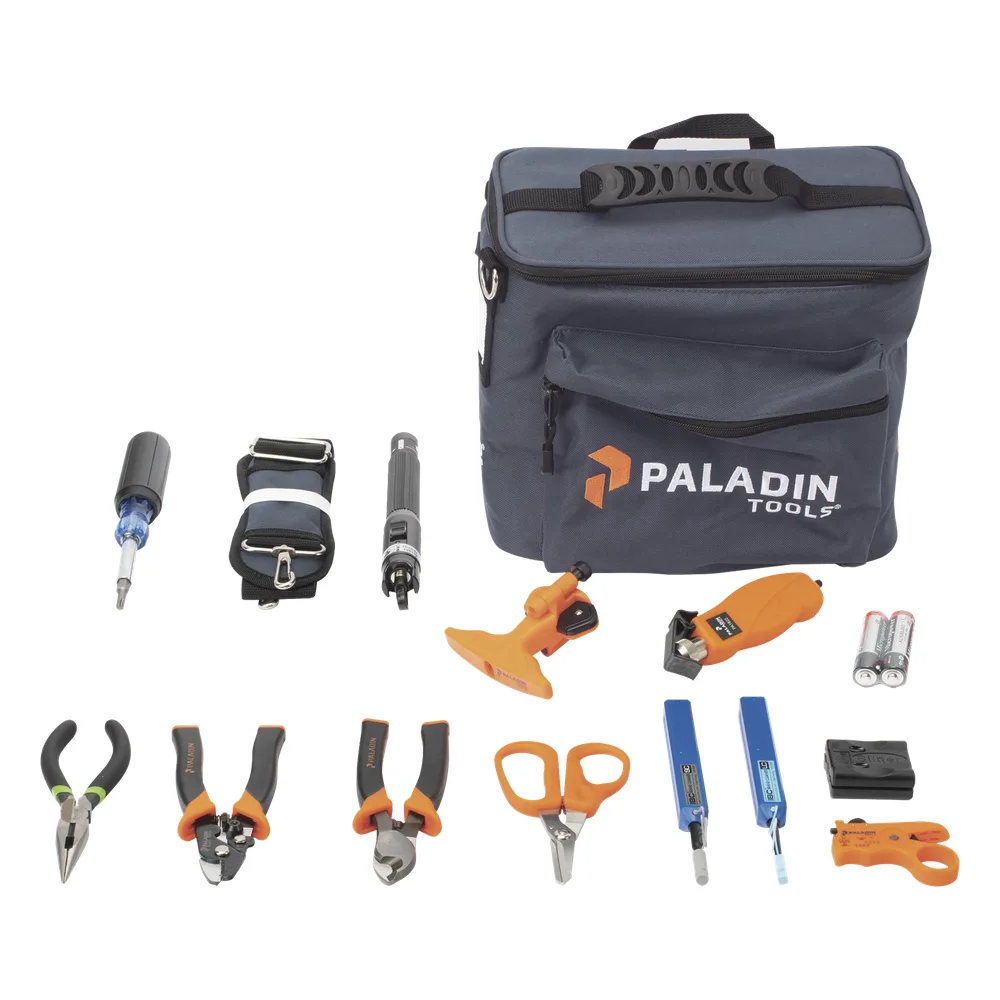 Kit de Herramientas Pro para Instalación de Fibra Óptica con Accesorios de Limpieza de Puertos/Conectores y Desforradoras de Fibra Óptica – vista 2