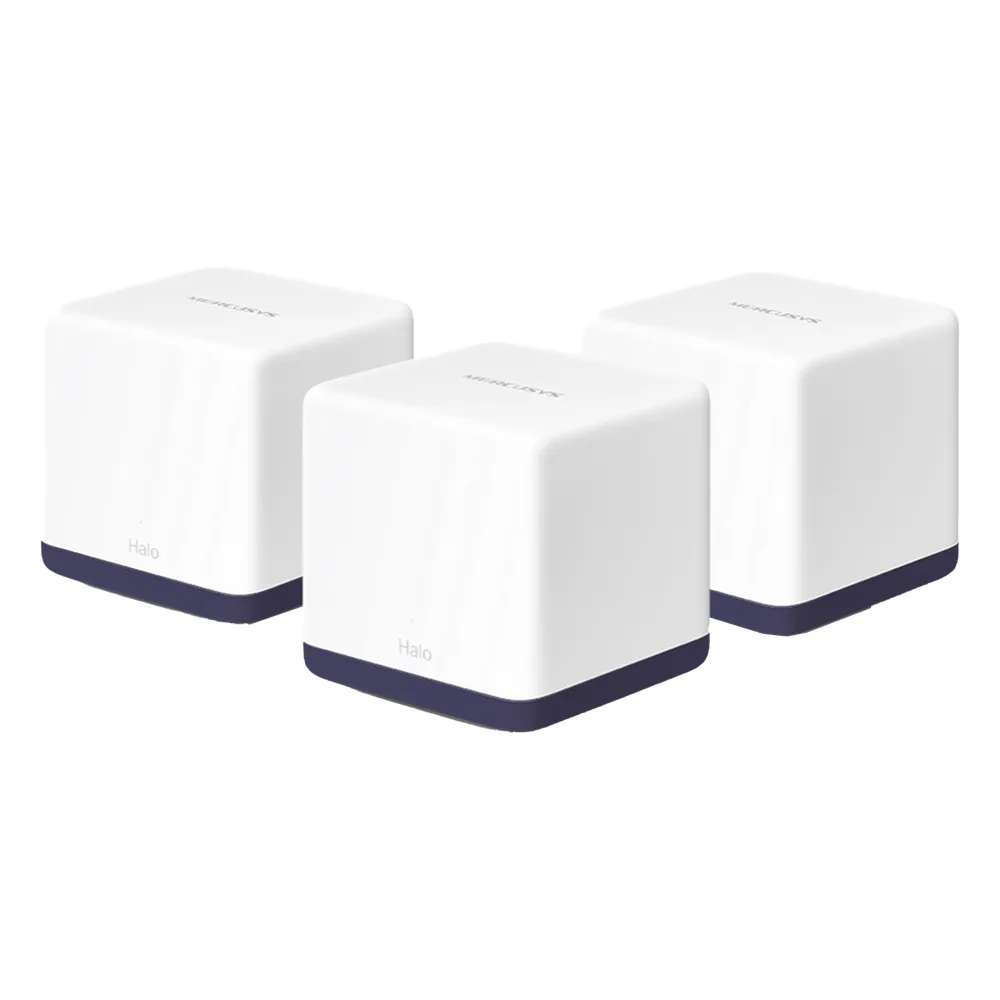 KIT de Sistema Inalámbrico H50G Mesh / Doble banda 2.4GHz y 5GHz AC 1900Mbps / 3 Puertos 10/100/1000 Mbps / Control vía App / Roaming Continuo