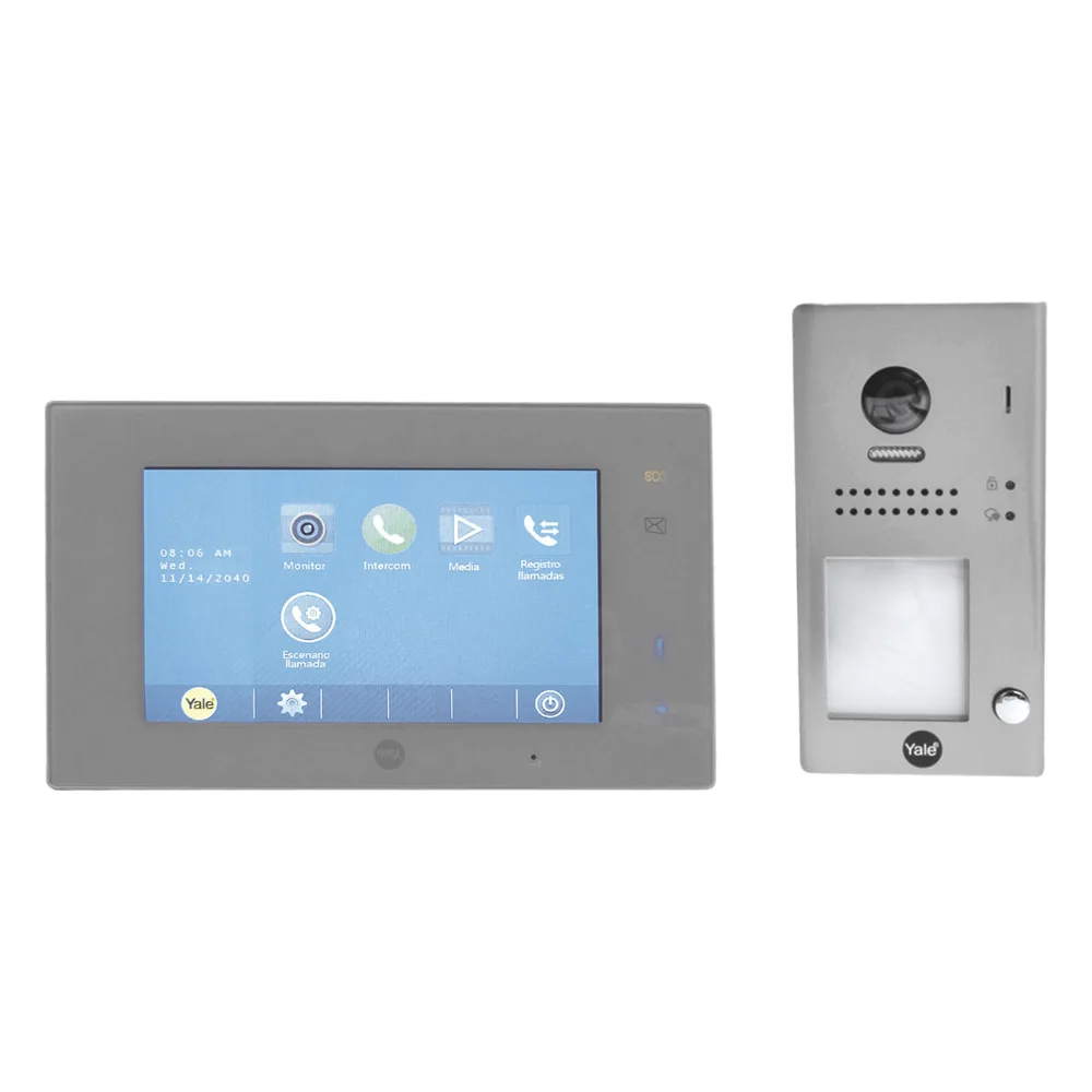 Kit de VideoPortero Manos libres: Frente de Calle y Monitor/ Hasta 16 Monitores / 2 Hilos