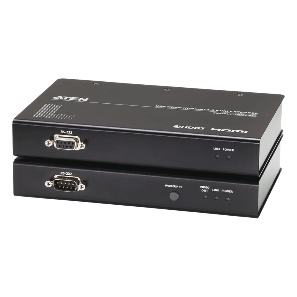 Kit Extensor KVM | 100m | Conector HDMI | HDBaseT™ | Resolución 4K | USB 2.0 | Audio Estéreo
