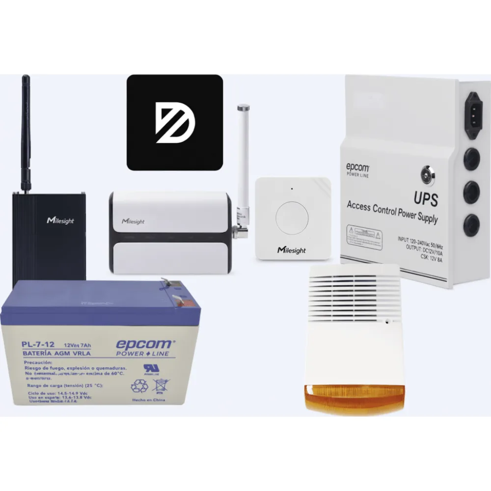 KIT INICIAL PARA ALARMA VECINAL DE LARGO ALCANCE CON LORAWAN