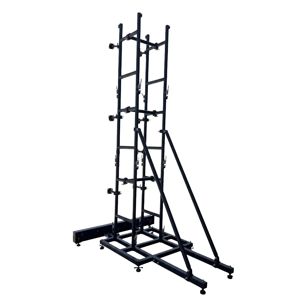 Kit Montaje Videowall 50x50 cm a Piso | Hasta 5m Altura | Soporte Inclinado | HIKVISION