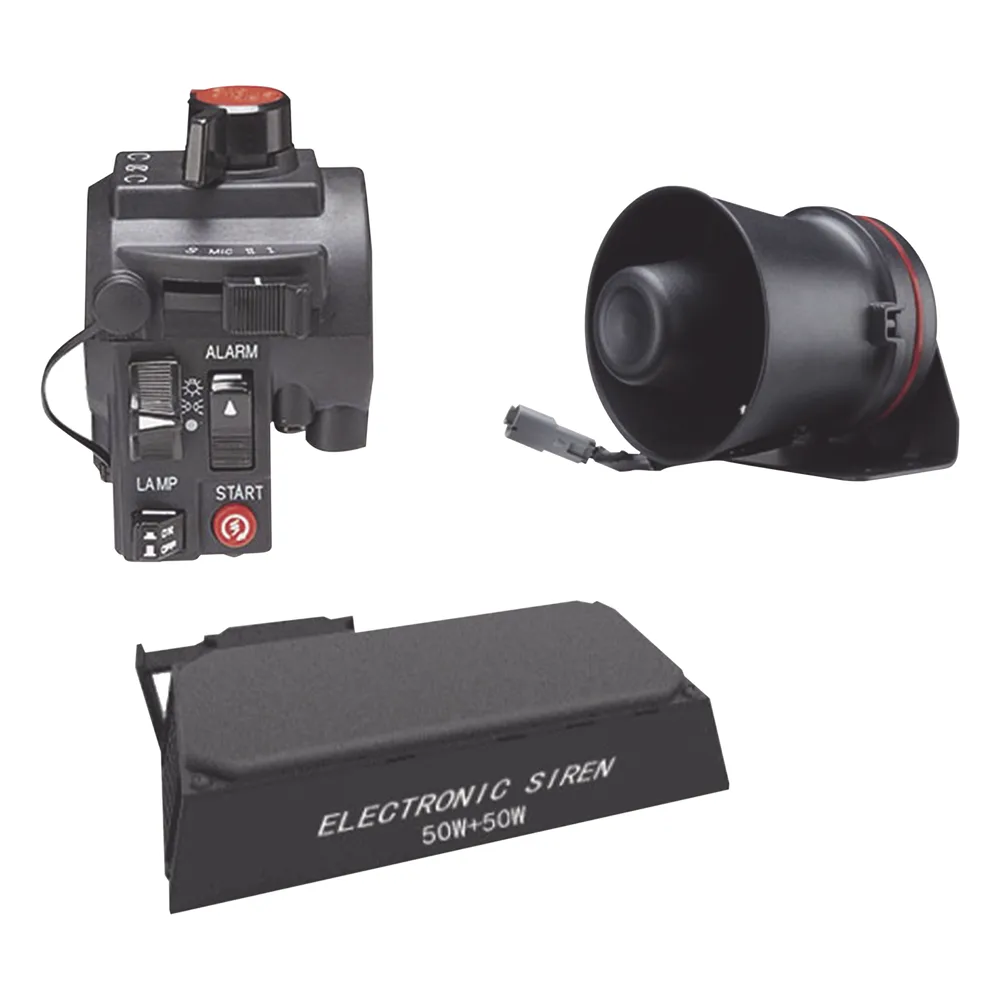 Kit para motocicleta EPCOM INDUSTRIAL, sirena/bocina de 100 Watt y controlador