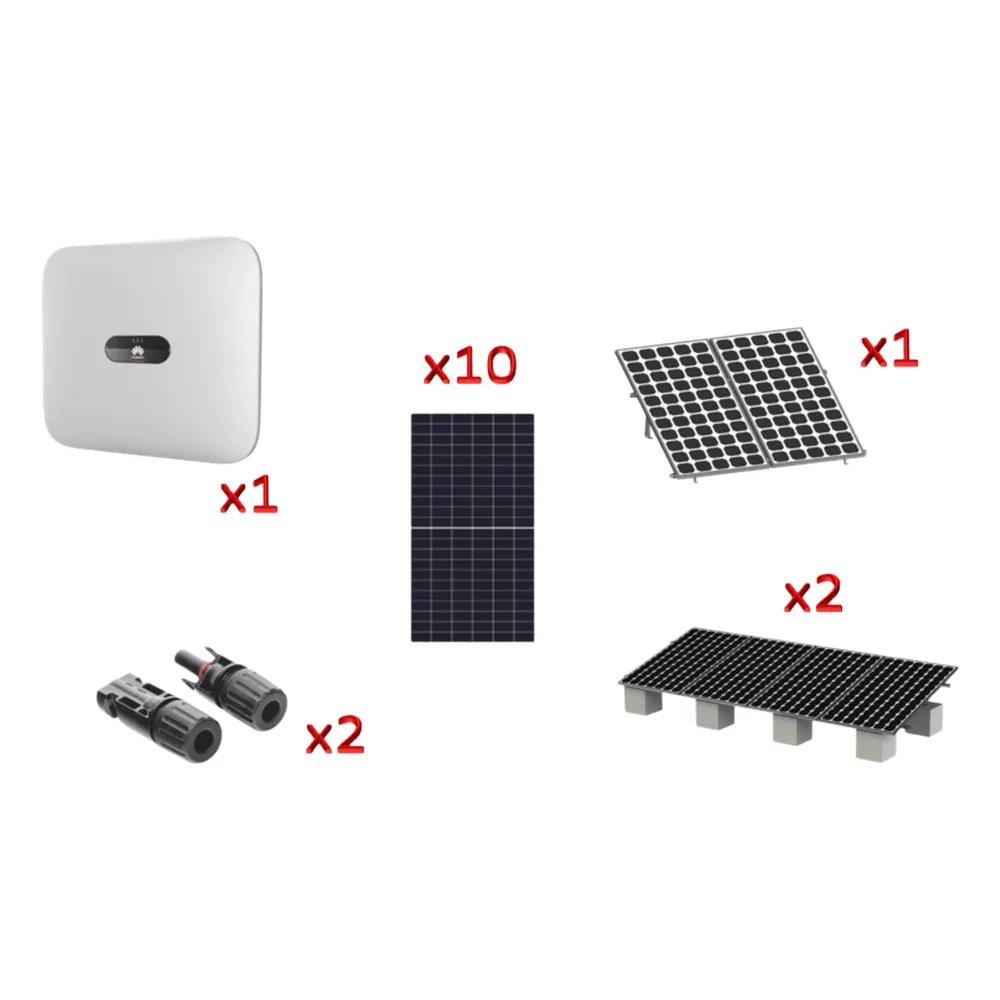Kit Solar Interconexion / 6 kW 220Vca / Inversor HUAWEI/ Montaje Incluido