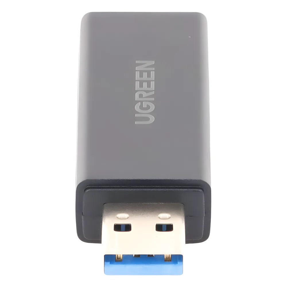 Lector de tarjetas SD portátil USB 3.0 de doble ranura / adaptador de tarjeta de memoria flash concentrador para TF SD Micro SD SDXC SDHC MMC RS-MMC Micro SDXC Micro SDHC UHS-I – vista 3