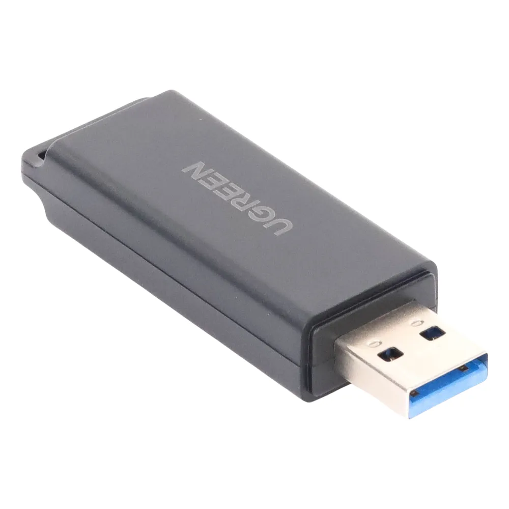 Lector de tarjetas SD portátil USB 3.0 de doble ranura / adaptador de tarjeta de memoria flash concentrador para TF SD Micro SD SDXC SDHC MMC RS-MMC Micro SDXC Micro SDHC UHS-I – vista 5