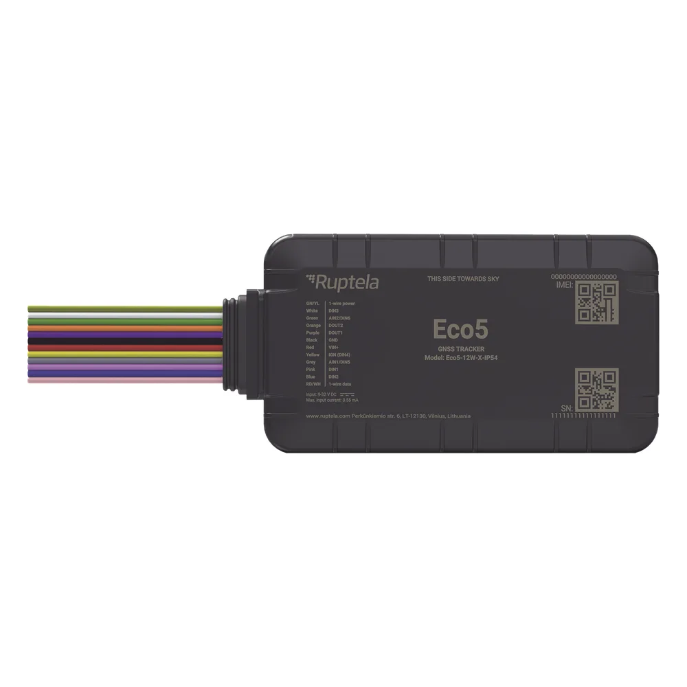 Localizador y Rastreador Vehicular GPS / LTE Cat1 con Respaldo 2G / GNSS U-blox M10 / Bluetooth BLE 5.0 / Carcasa IP54 / Batería Interna de Respaldo / Detección de Interferencias / Alimentación 9-32 V / Gestión de Flotas