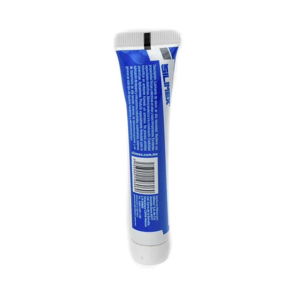 Lubricante de silicón dieléctrico de alta viscosidad , soporte de -10 hasta 80ºC, para mecanismos de alta fricción, tubo 28 grs – vista 3