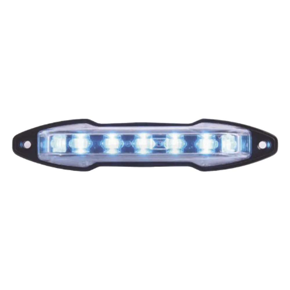 Luz auxiliar con 9 LED color azul angulo de 180 grados