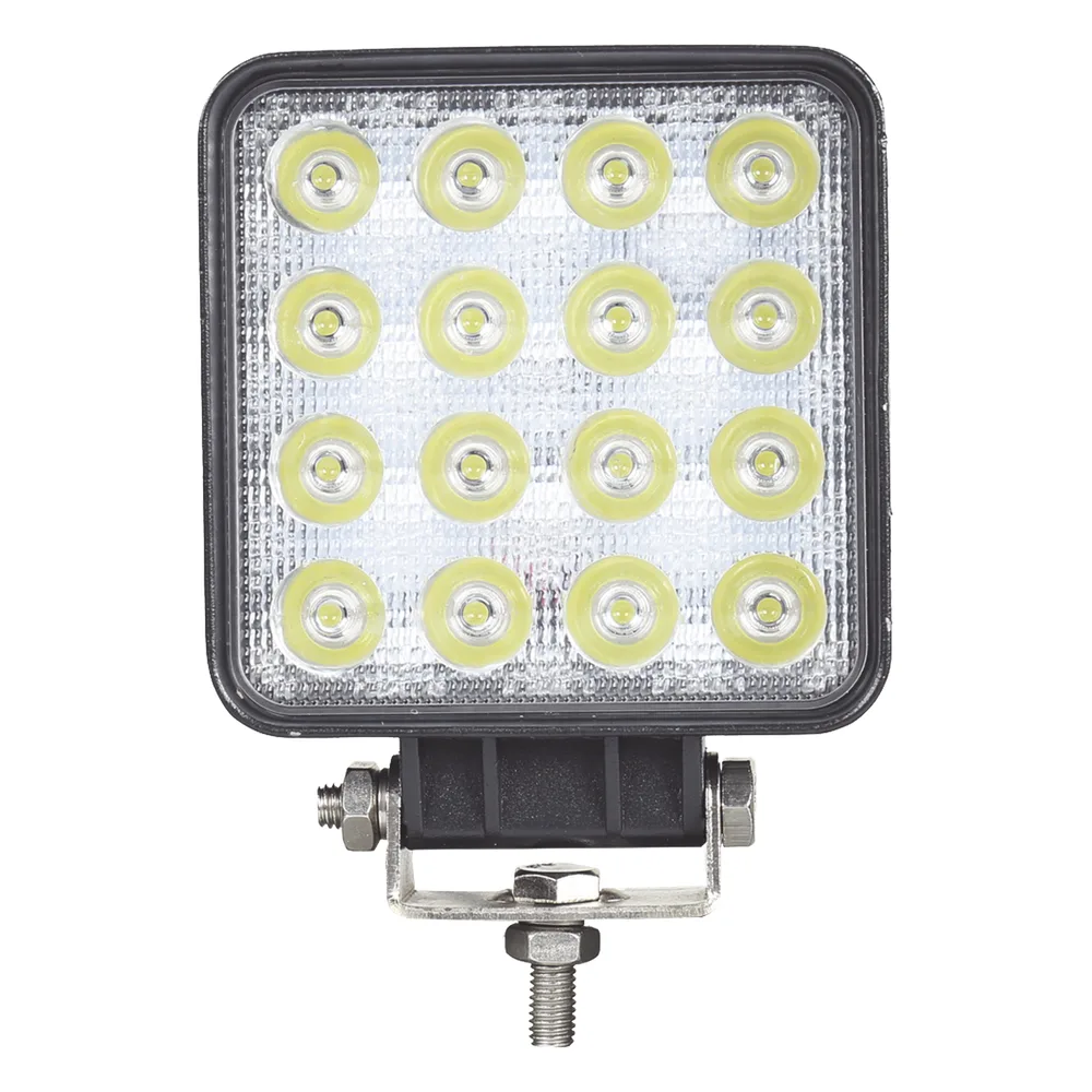 Luz de trabajo de 16 LED, 4000 Lumenes, 48 Watts, 10-30 Vcc, IP67