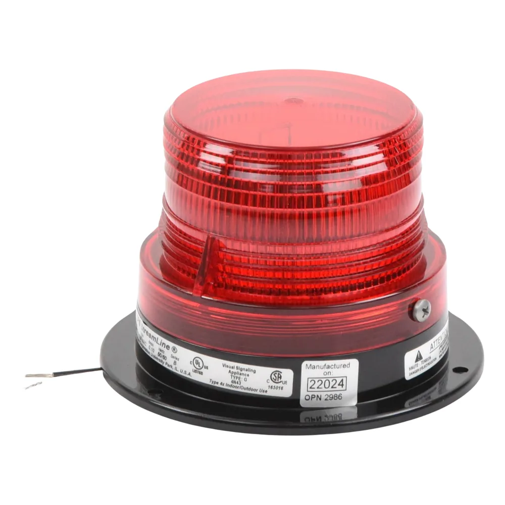 Luz Estroboscópica LED / 2.0 Joules / 65-95 FPM /120/240 Vac / Montaje en Superficie / Interior y Exterior IP / UL 1638 – vista 4