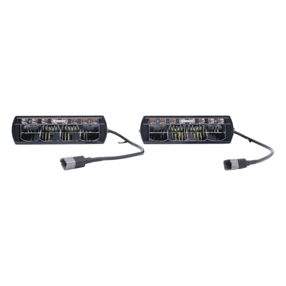 Luz LED de trabajo DOT, 12-24 V, con arnés de 10' – vista 2