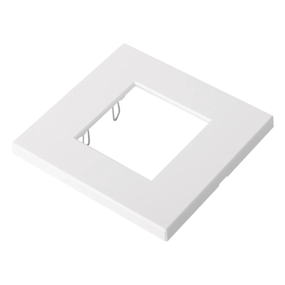 Marco Embellecedor Individual / 91 x 85 x 7 mm / Apertura 44 x 44 mm / Compatible con 10+ Módulos Helpnex / IP / PoE – vista 3