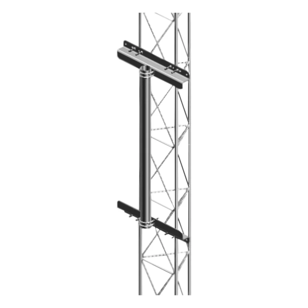 Mástil Robusto de 1 metro para Instalación en torre de tramo STZ30G, STZ35G y STZ45G (Galvanizado por Inmersión en Caliente).