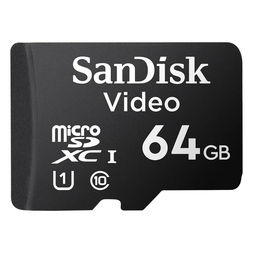 Memoria microSD SanDisk 64GB / Alta Resistencia / Videovigilancia / Clase 10