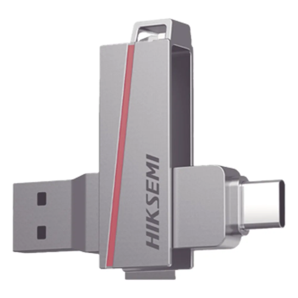 Memoria USB Dual de 16GB / USB-C y USB-A / Transferencia de Alta Velocidad / Metálica / Compatible con Dispositivos Móviles, Windows, Mac y Linux