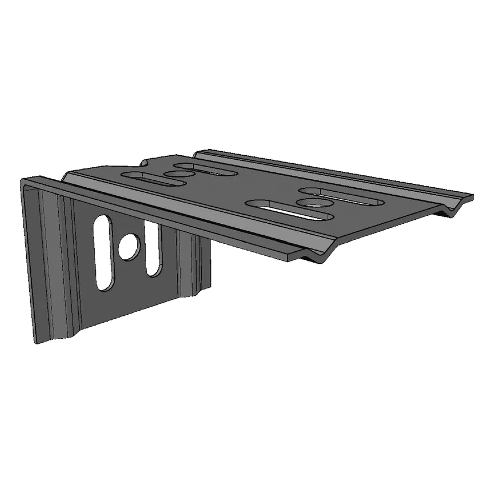 Ménsula Para MallaFils, para montaje en pared, para anchos de charola de 100 mm, con acabado electrozinc