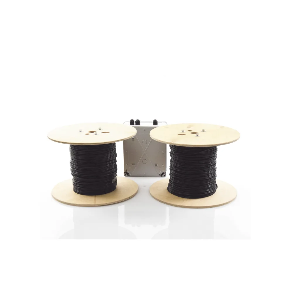 MICALERT Cable Sensor para Paredes, Rejas Rigidas o barandales / 2 zonas de 305 metros / 610 Metros de Protección Total/Tarjeta LPU400/Calibración via software – vista 4