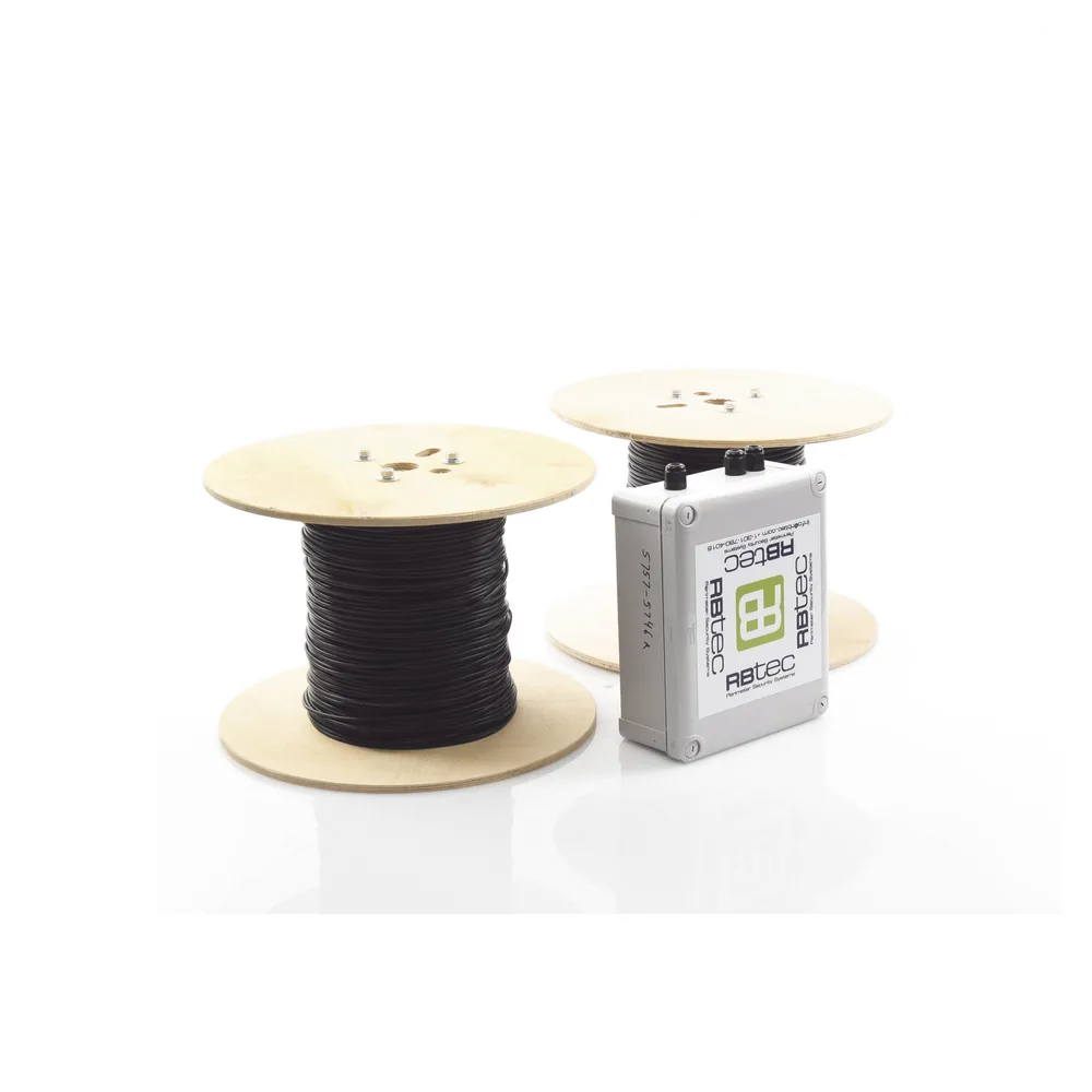 MICALERT Cable Sensor para Paredes, Rejas Rigidas o barandales / 2 zonas de 305 metros / 610 Metros de Protección Total/Tarjeta LPU400/Calibración via software – vista 5