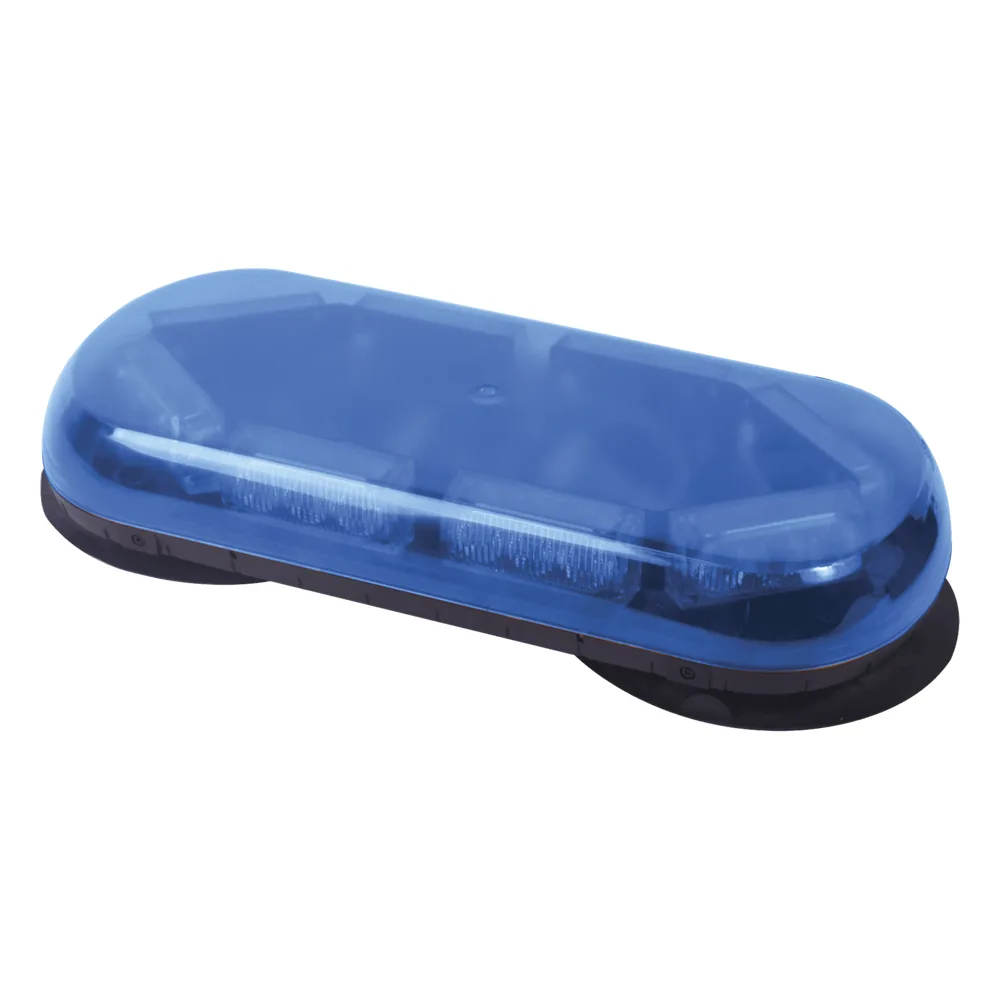 Mini Barra de luces con 24 LED, Color Azul y Montaje de Succión e Imán