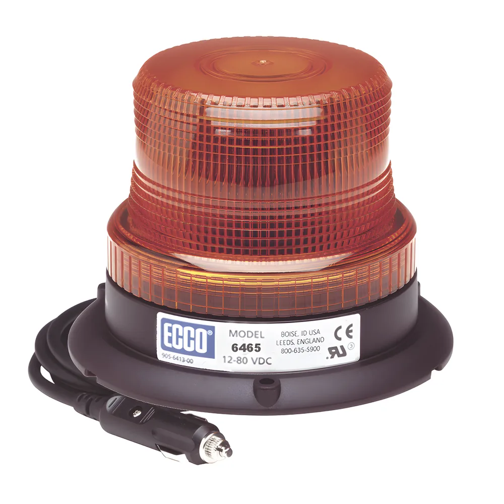 Mini Burbuja Led color Ámbar Serie X6465 con montaje de succión magnetico