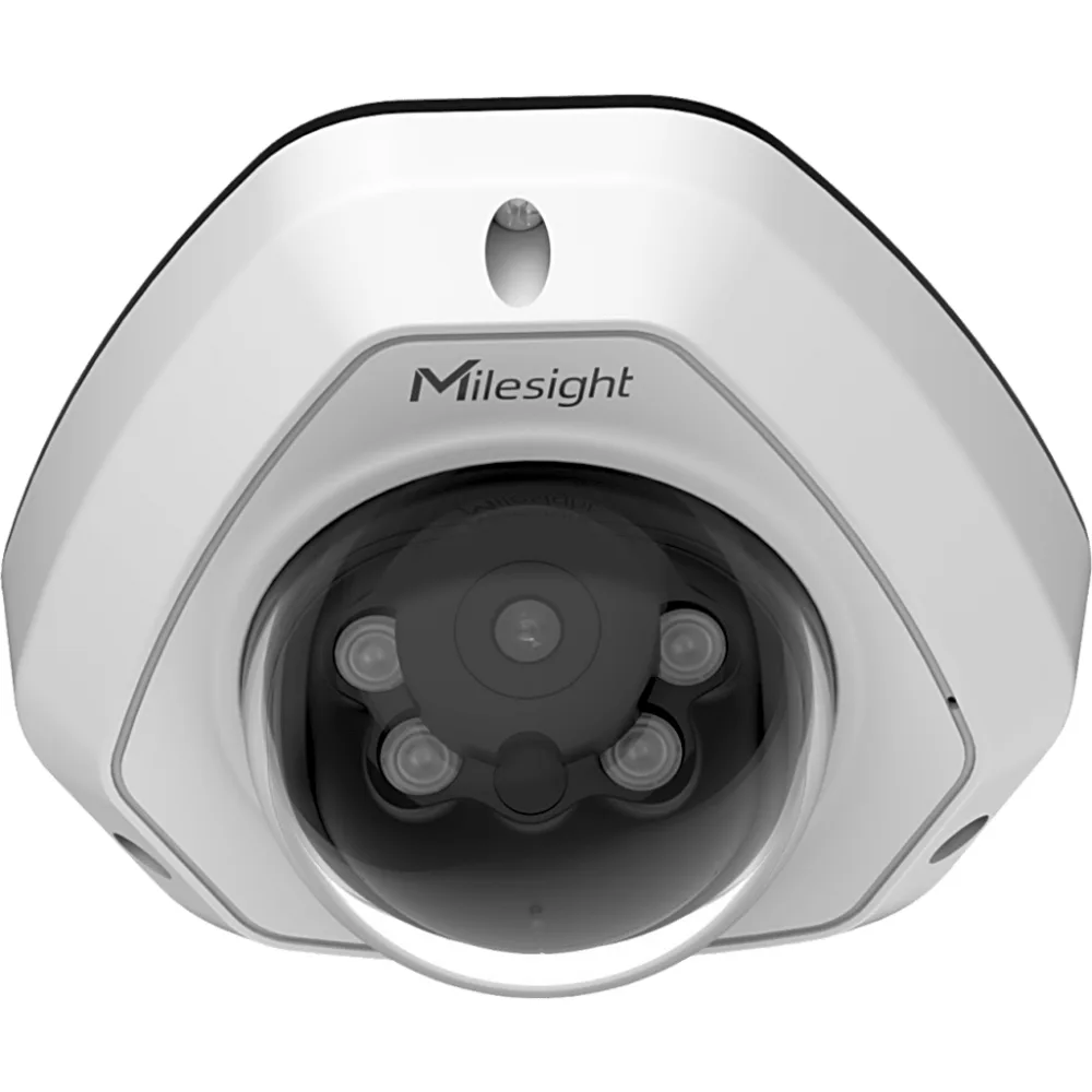 Mini Dome Vandal-proof AI 4MP / 2688x1520 / H.265+ / Starlight 0.005Lux / Super WDR 120dB / Lente 4mm / Micrófono Integrado / SIP / IR 30 m / IP67 IK10 / PoE / NDAA – vista 2