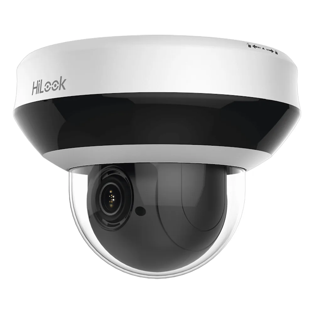Mini PTZ IP 2 Megapixel / 4X Zoom / Audio Bidireccional / H.265+ / 20 mts IR EXIR / WDR 120 dB / PoE / IK10 / IP66 / Ultra Baja Iluminación / Micrófono Integrado / Micro SD