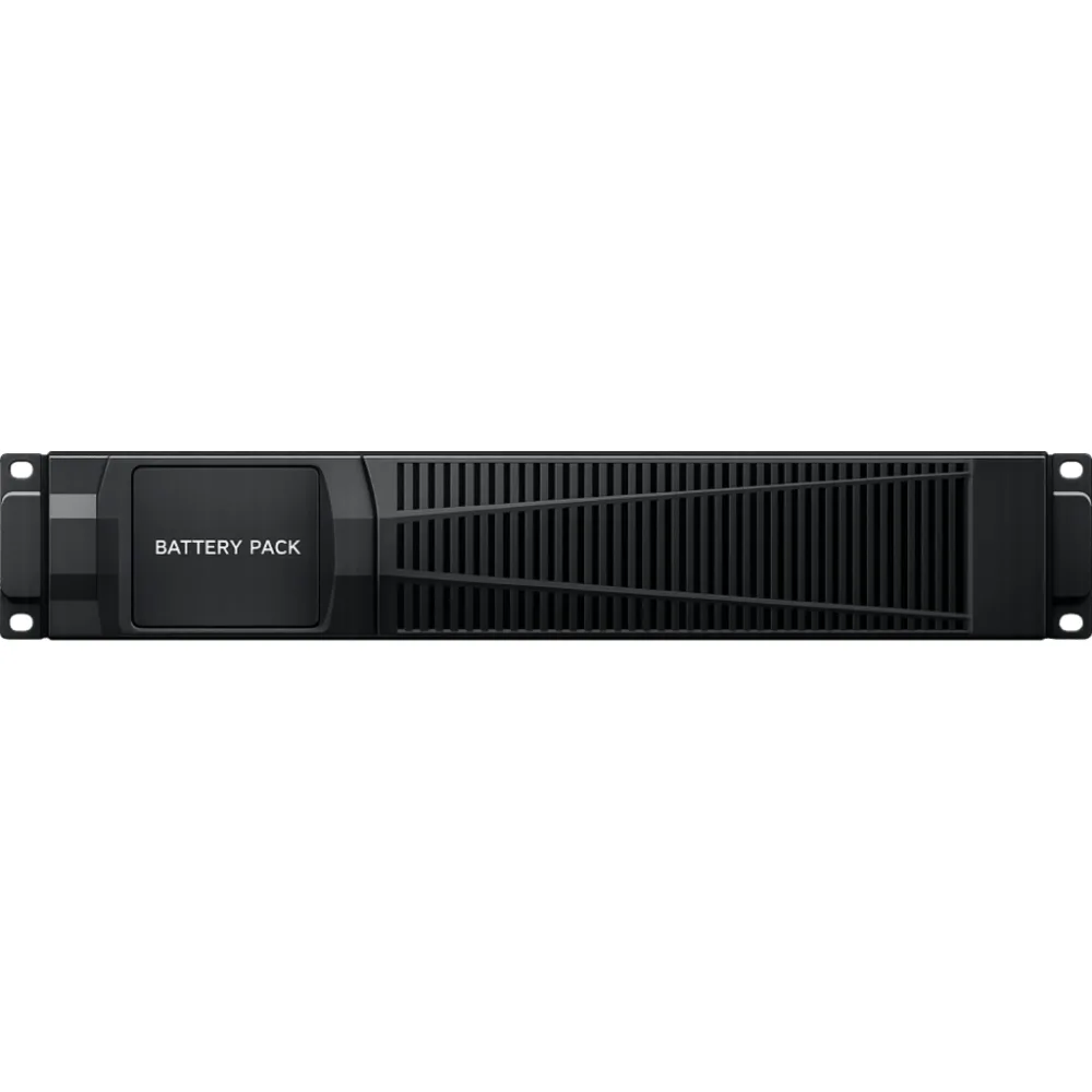 Módulo de Baterías Externo para UPS Online / 72 VDC / 12 Baterías VRLA 9 Ah / Rack-Torre 2U / Recarga 6-8 h / Chasis de Acero
