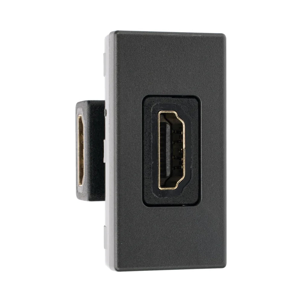 Módulo HDMI Hembra - Hembra Color Negro / (K129B/14) – vista 6