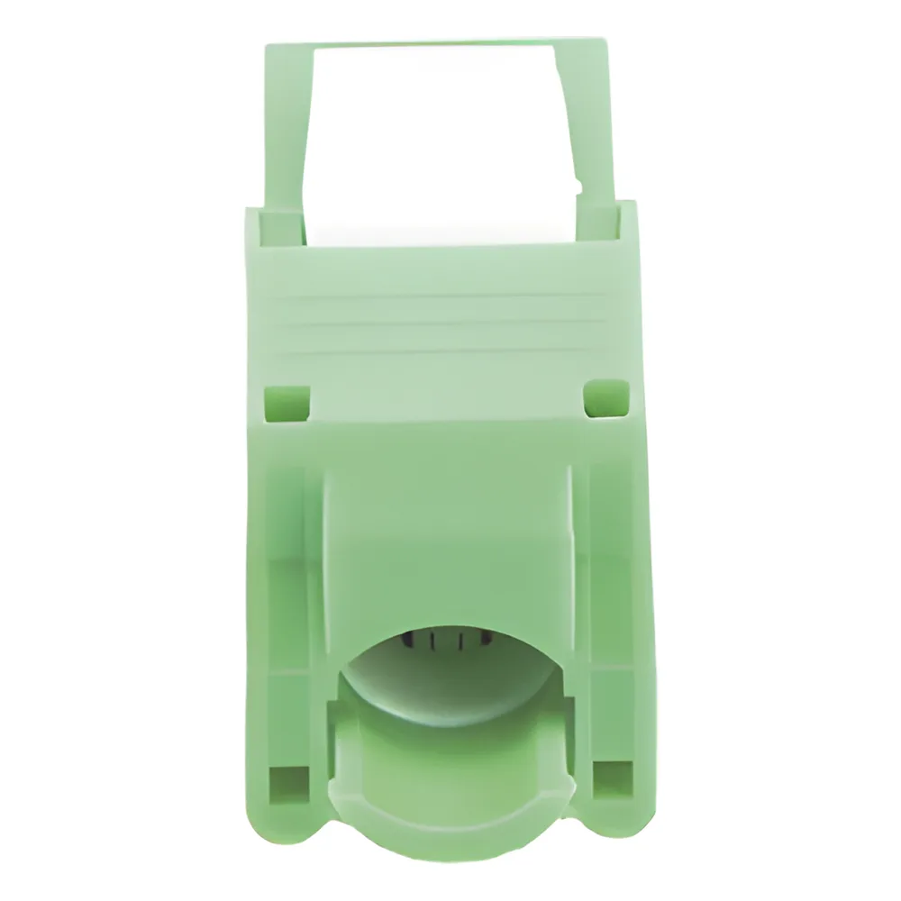 Módulo Jack Keystone Cat5e (Toolless), con Terminación en Ángulo 180 - Color Verde, Compatible con Faceplate y Patchpanel Linkedpro – vista 2