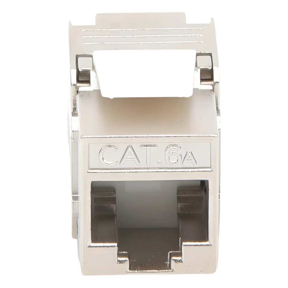 Módulo Jack Keystone Cat6A Blindado (STP) sin Herramienta (Toolless) para Faceplate – vista 4