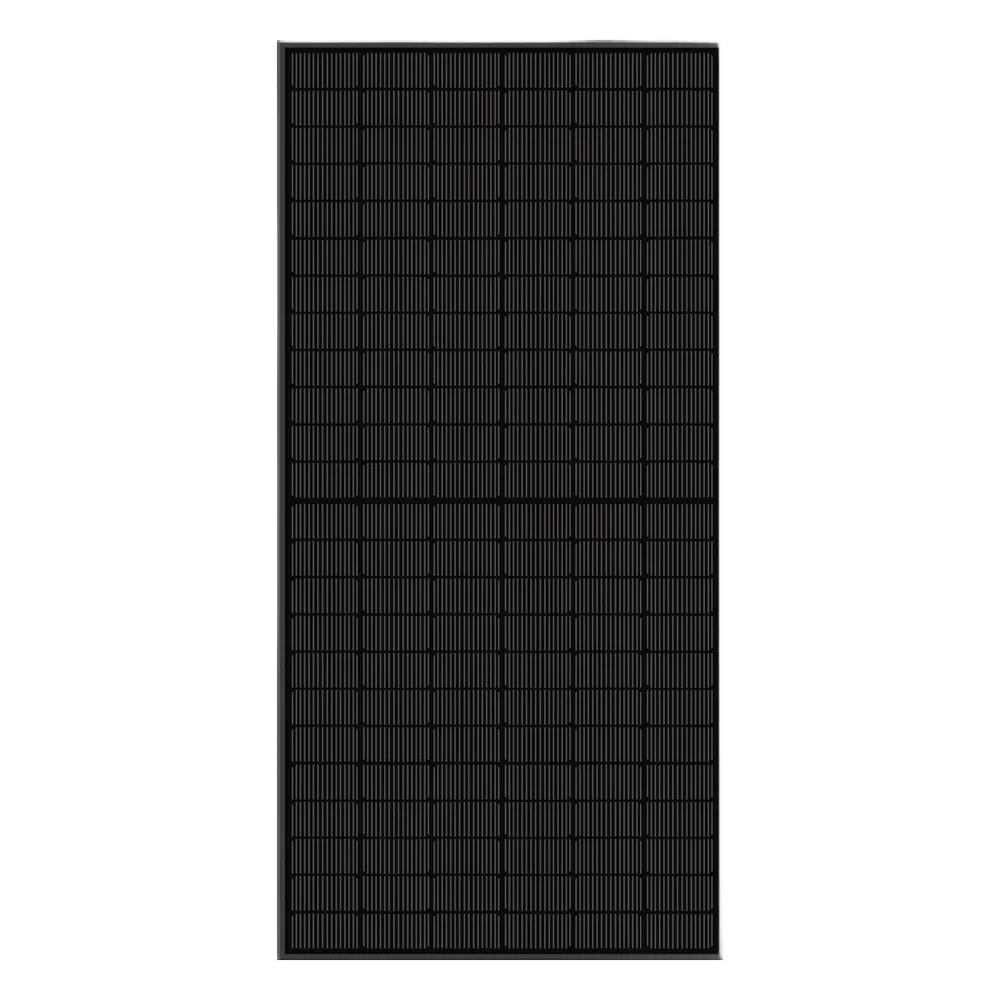 Módulo Solar Doble Vidrio bifacia FULL BLACKl / 620 W / 49.75 Vcc , Monocristalino, 132 cel de 182 x 210 MM . TOPCON