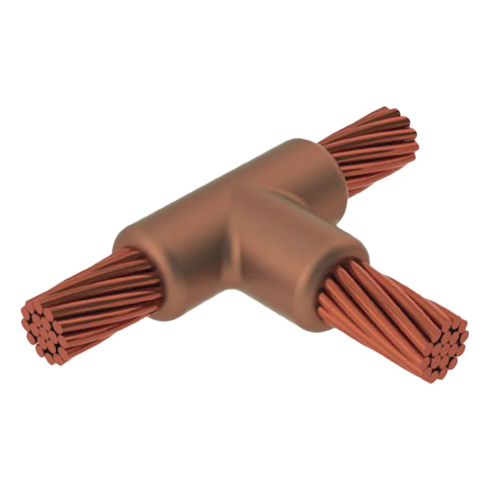 Molde para Soldadura Exotérmica tipo T para cable 2/0 AWG - 2/0 AWG.