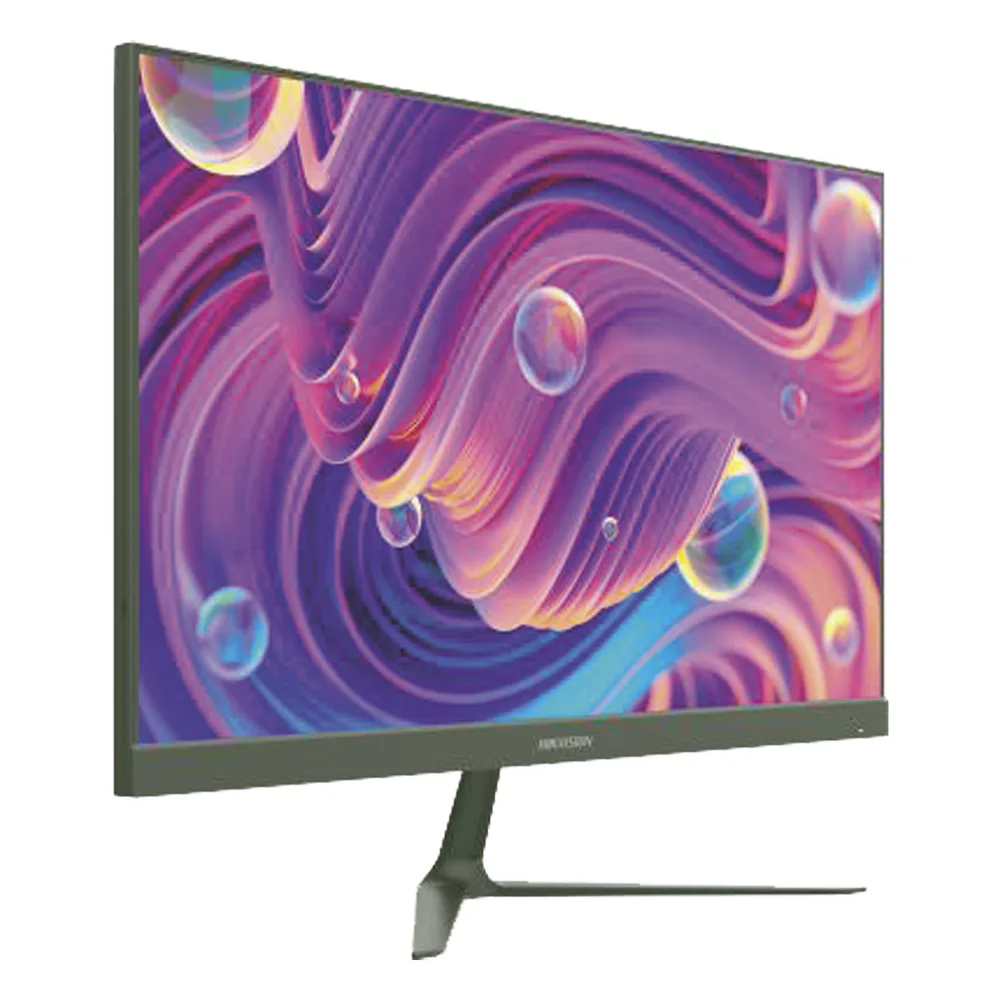 Monitor LED Full HD (1080p) de 23.8" / Ideal para CCTV, Oficina y Hogar / Entrada HDMI-VGA / Montaje VESA ( 75 X 75) / Uso 16/7 / Backlight E-LED / Ultra Delgado