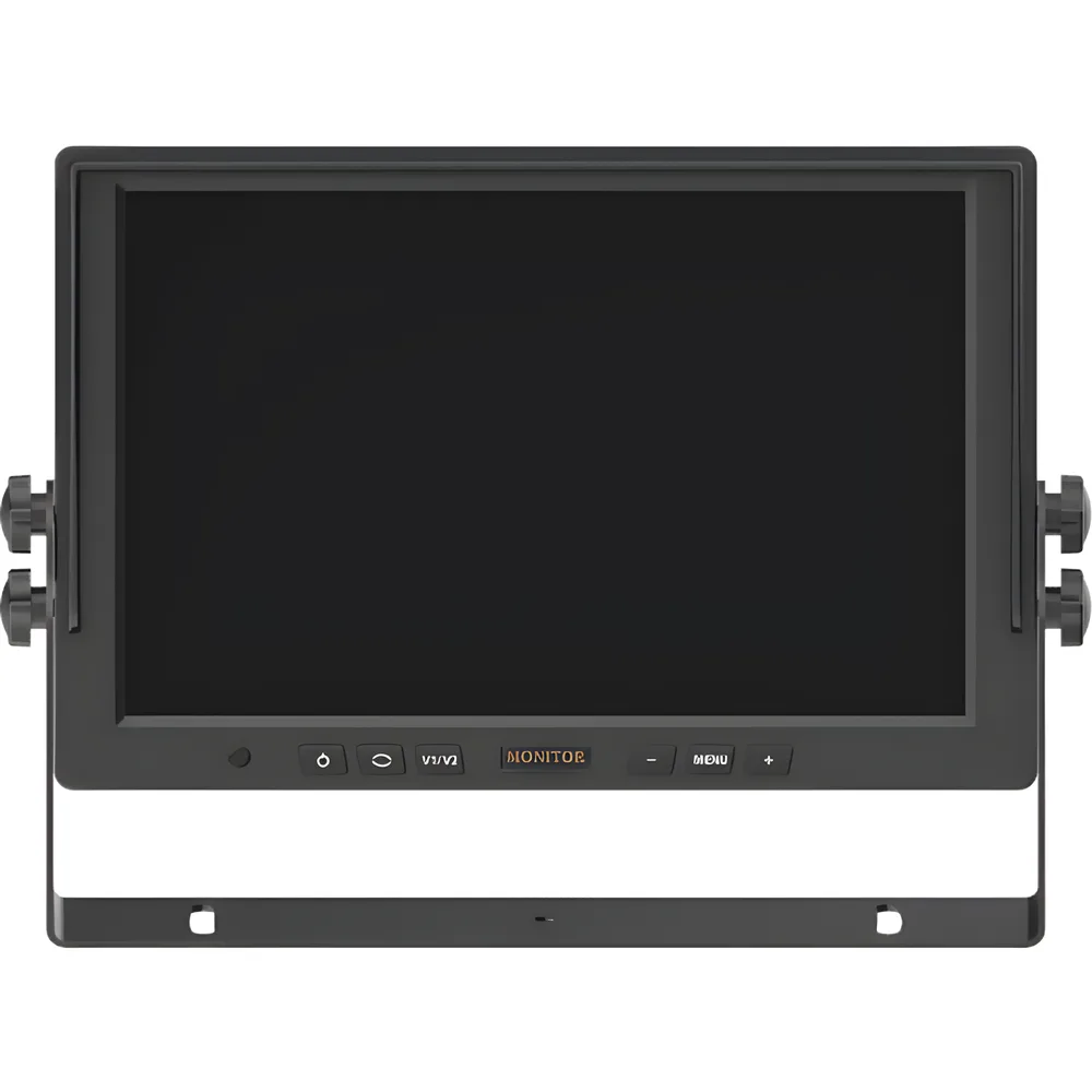 Monitor y Botones de 10.1" LCD / Compatible con DVR Móvil HIKVISION / Conector VGA – vista 3
