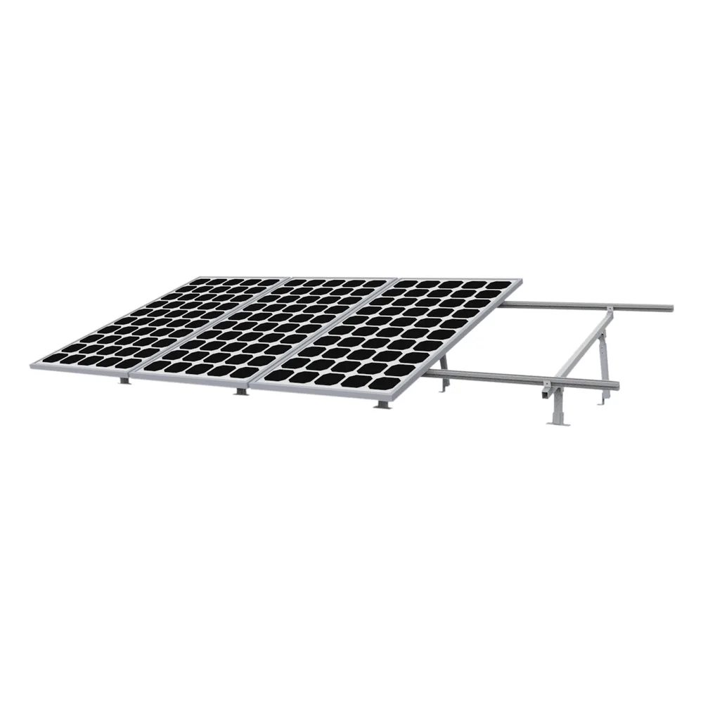 Montaje para Panel Solar, Riel "5" de 4400mm para Módulos con Espesor de 35mm, Velocidad de Viento Máx. 190km/h – vista 2